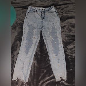 blue ripped tinseltown jeans size 6